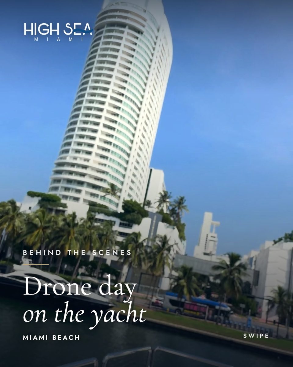 Portada de carrusel: Drone day on the yacht